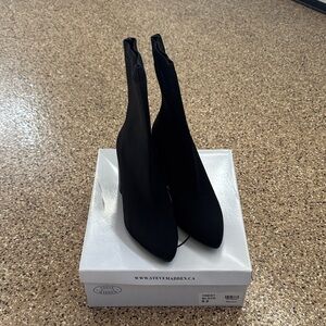 Steve Madden Elegant Black Heeled Boots